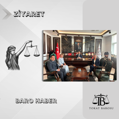 Vakıfbank Tokat Şube Müdürlüğü' nden Baromuza Ziyaret