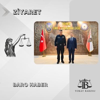 BARO BAŞKANIMIZDAN İL EMNİYET MÜDÜRÜ KENAN ŞENGÜL’E ZİYARET
