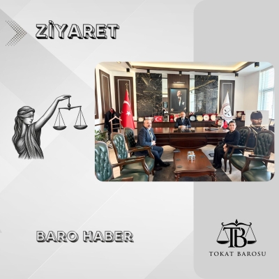 TOKAT MEKTEBİM KOLEJİ YÖNETİCİLERİNDEN BARO BAŞKANIMIZA HAYIRLI OLSUN ZİYARETİ
