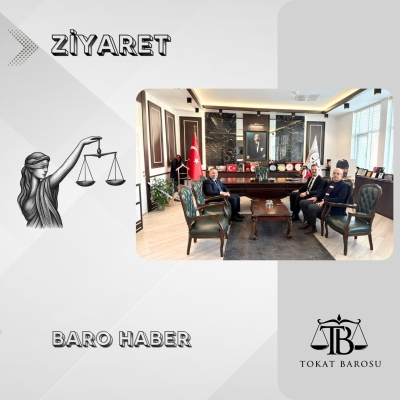 ERBAA BELEDİYE BAŞKAN YARDIMCISI YUNUS EMRE DURAK’TAN BARO BAŞKANIMIZA HAYIRLI OLSUN ZİYARETİ