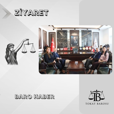 TOKAT İL MİLLÎ EĞİTİM MÜDÜRÜ HÜSEYİN KIR’DAN BARO BAŞKANIMIZA HAYIRLI OLSUN ZİYARETİ