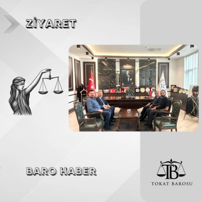 TOGÜ HUKUK FAKÜLTESİNDEN BARO BAŞKANIMIZA HAYIRLI OLSUN ZİYARETİ